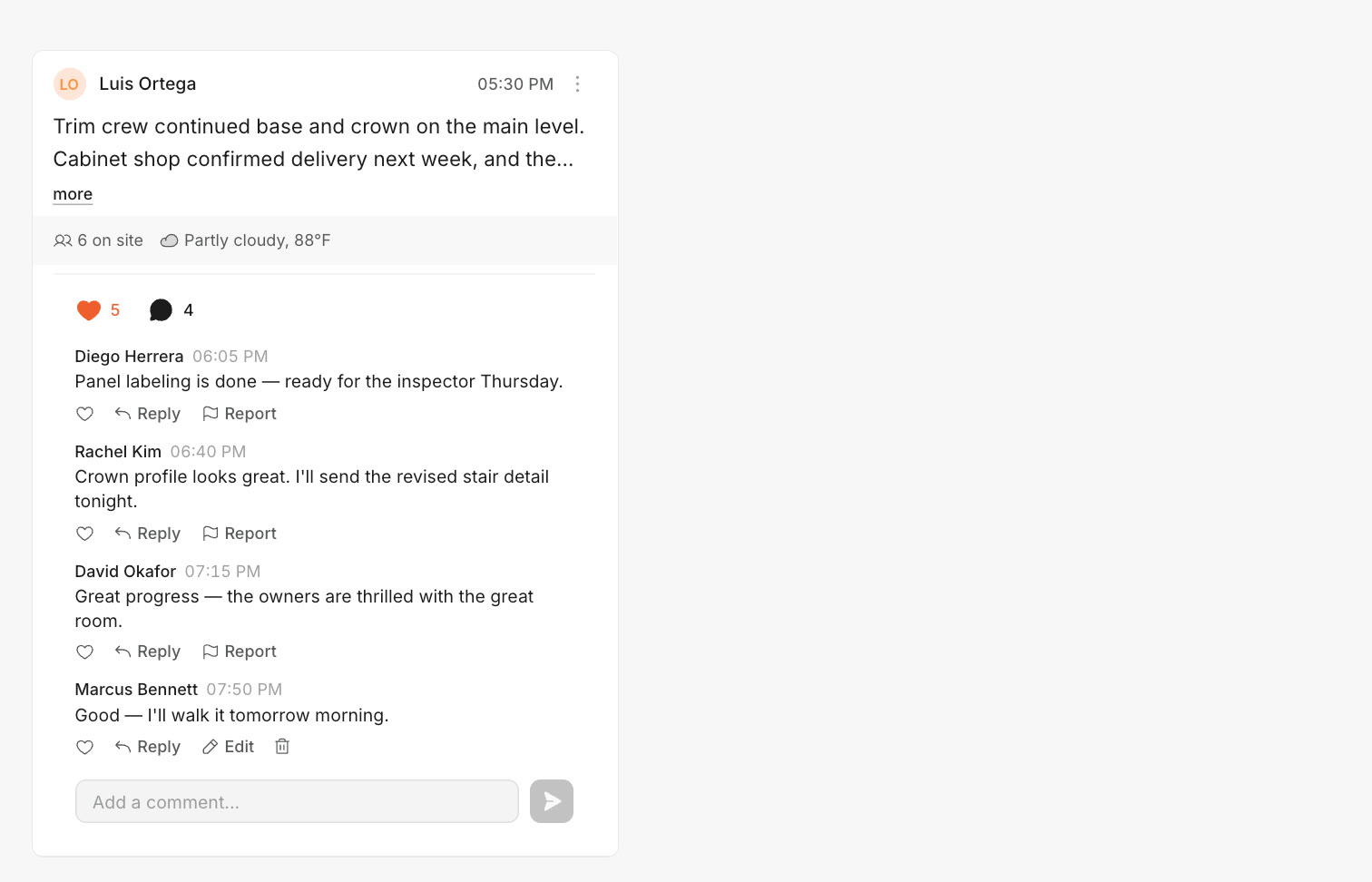 Project collaborators — each with exactly the access you give them